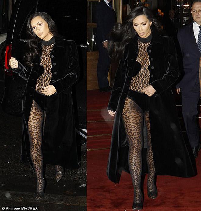 Kim siêu vòng 3 lại gây xôn xao khi mặc nội y ra phố-6