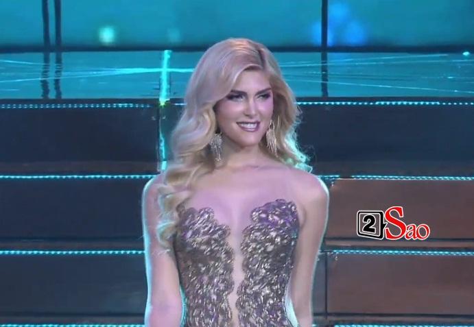 Phần thi trang phục dạ hội: Nhật Hà tỏa sáng với nhan sắc hút hồn-11