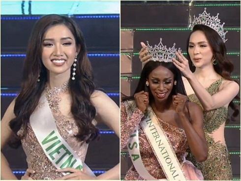 Nhật Hà không thể kế thừa vương miện Hoa hậu Chuyển giới của Hương Giang, đăng quang là người đẹp Mỹ