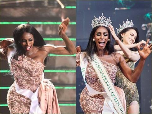 Đăng quang Hoa hậu Chuyển giới 2019, người đẹp Mỹ nhảy như 'vịt đập cánh' khiến Hương Giang cũng phải ngỡ ngàng