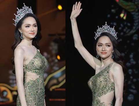 Đến giờ phút chuyển giao quyền lực, Hương Giang vẫn làm hàng triệu fan mê mệt vì sắc vóc hơn người