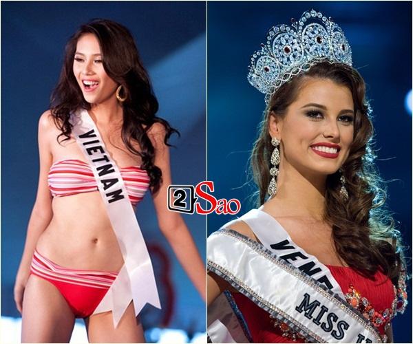 Không phải HHen Niê, Lệ Hằng là cô gái duy nhất giúp Việt Nam sánh ngang Venezuela tại Miss Universe-5