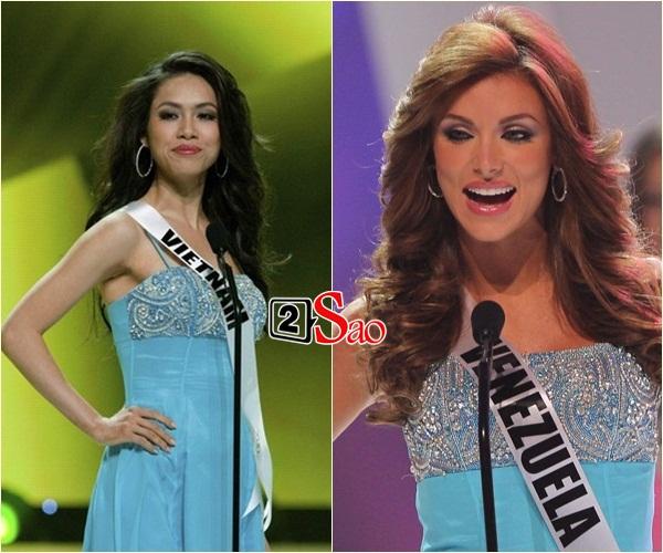 Không phải HHen Niê, Lệ Hằng là cô gái duy nhất giúp Việt Nam sánh ngang Venezuela tại Miss Universe-6