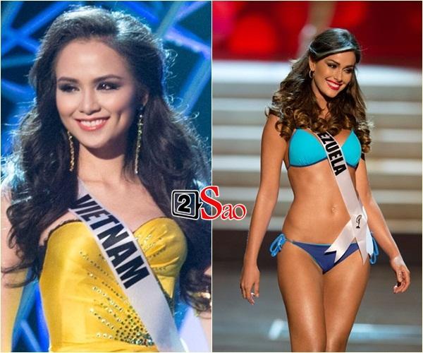 Không phải HHen Niê, Lệ Hằng là cô gái duy nhất giúp Việt Nam sánh ngang Venezuela tại Miss Universe-7