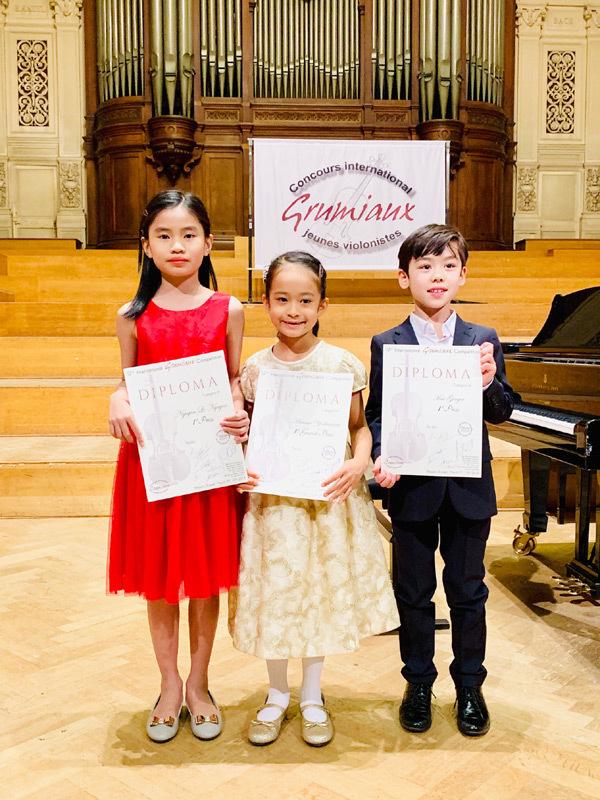 Học trò Bùi Công Duy đạt giải nhất cuộc thi violin quốc tế-1