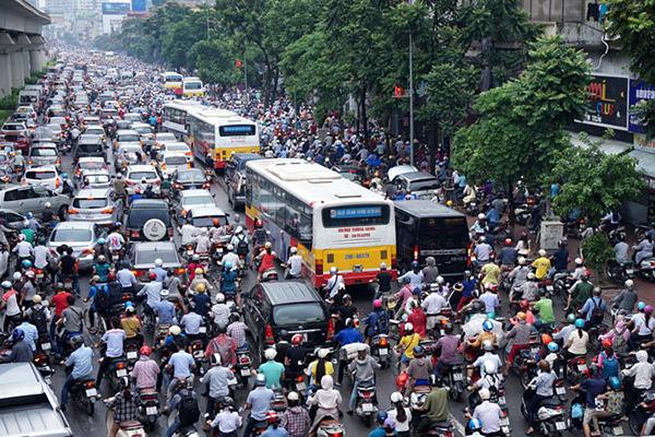Hà Nội nghiên cứu thí điểm cấm xe máy trên đường Lê Văn Lương-1