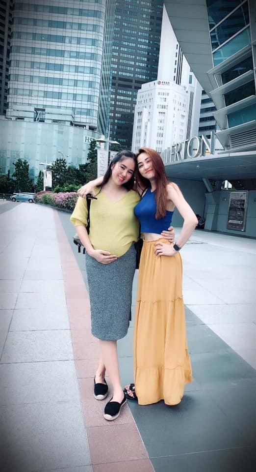 Hội chị em chia sẻ ảnh bà bầu Lê Phương thân hình phát tướng, khác biệt 180 độ-12