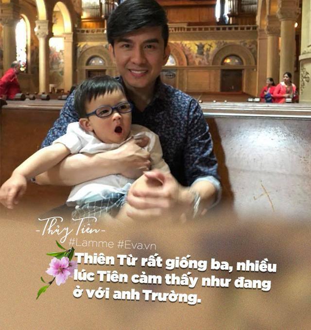 Rất ít gặp ba và đây là biểu cảm của con trai Đan Trường khi nghe mẹ nhắc đến ba-4