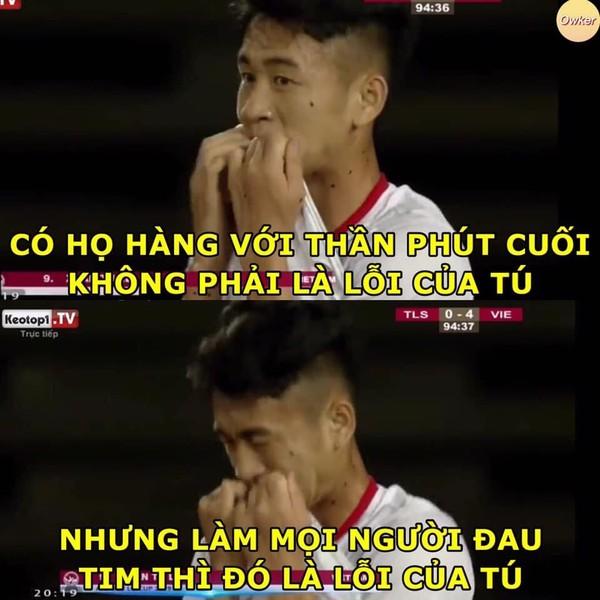 Ảnh chế cực ‘lầy lội’ của các chàng tuyển thủ Việt theo triết lý tình yêu của Miss Hương Giang khiến dân mạng cười nghiêng ngả-3