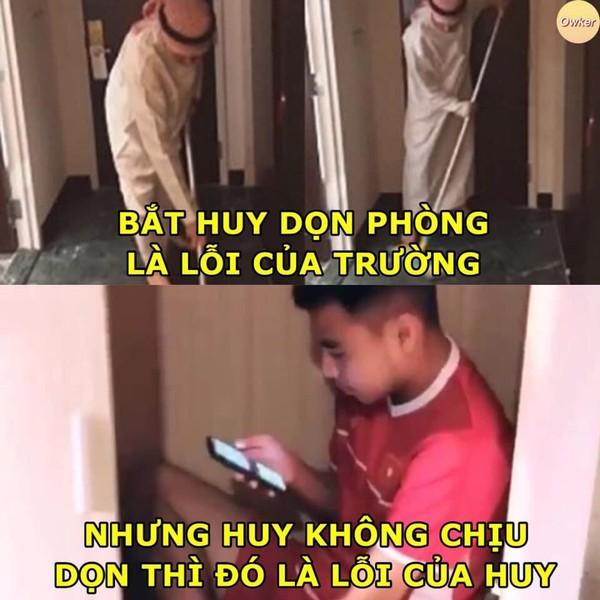 Ảnh chế cực ‘lầy lội’ của các chàng tuyển thủ Việt theo triết lý tình yêu của Miss Hương Giang khiến dân mạng cười nghiêng ngả-9