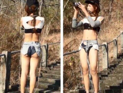 Mặc đồ hở hang, lộ nội y, diện áo xuyên thấu khi đi lễ chùa-8