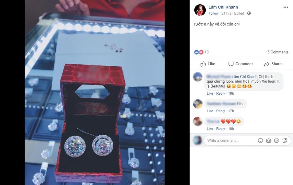 Mới kể khổ vay nặng lãi phải trả nợ nhưng Lâm Khánh Chi lại vừa khoe nhẫn kim cương 21 tỷ-1