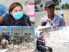 Vụ sập tường 6 người chết: Con gái hoảng loạn lao đi tìm cha Vụ sập tường 6 người chết: Con gái hoảng loạn lao đi tìm cha