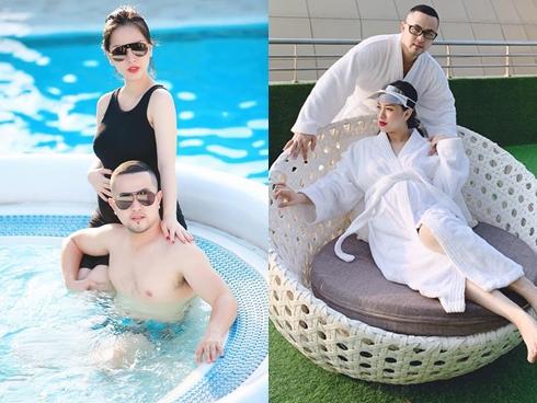 Bụng bầu sắp đẻ, chị dâu Bảo Thy vẫn khiến hội bỉm sữa xuýt xoa trước thần thái như gái còn son-6