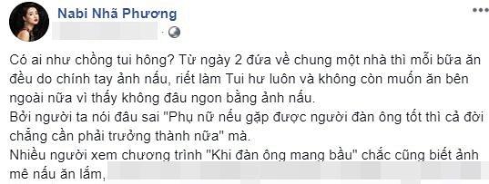 Hết gọi Trương Giang là anh yêu, Nhã Phương lại công khai bị chồng chiều hư sau khi làm đám cưới-1