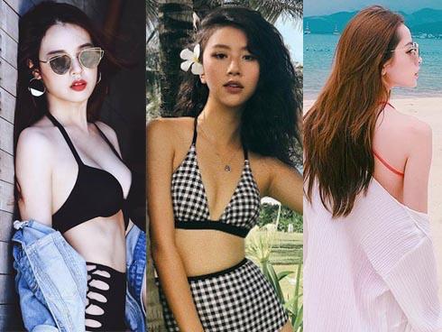 3 hot girl 'đốt' mắt người xem khi diện bikini dù sở hữu vòng 1 khiêm tốn