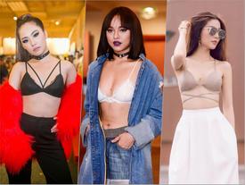 Mỹ nhân Việt thường xuyên 'nhầm' áo lót là... đồ mặc ra đường Mỹ nhân Việt thường xuyên 'nhầm' áo lót là... đồ mặc ra đường