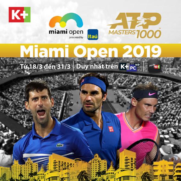 K+ chính thức phát sóng độc quyền giải ATP World Tour Series-2