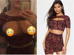 Thảm họa mua hàng online: crop top da báo cut-out sexy trên người mẫu thành trang phục 'lộ thiên' hết vòng 1