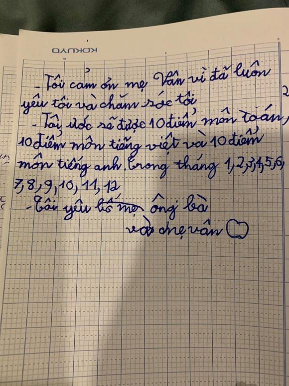 Những yêu thương nguệch ngoạc gửi mẹ đơn thân của nhóc tì nhà Vân Hugo - MC Thảo Vân khiến ai đọc xong cũng nghẹn đắng-2