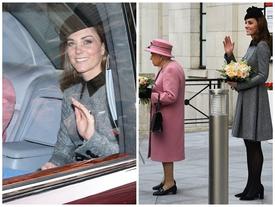 Lần đầu dự sự kiện riêng cùng Nữ hoàng, Kate Middleton thể hiện đẳng cấp thời trang và cách ứng xử của 1 Hoàng hậu tương lai Lần đầu dự sự kiện riêng cùng Nữ hoàng, Kate Middleton thể hiện đẳng cấp thời trang và cách ứng xử của 1 Hoàng hậu tương lai