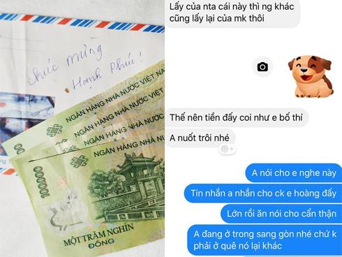 Cô dâu gây tranh cãi nhất mạng xã hội: Bạn của chồng bận chưa mừng cưới liền nhắn tin 'thiếu thốn quá em bố thí'