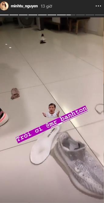 Minh Tú phát điên với kẻ đã phá tan đôi sneaker tiền triệu mới đi được vài lần-2