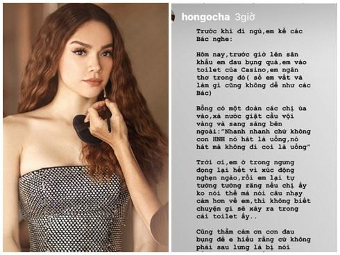 Chui vào toilet trước giờ diễn, Hồ Ngọc Hà vô tình nghe được câu chuyện nói sau lưng ngược đời về mình-1