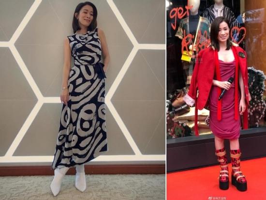 Xa Thi Mạn rất đẹp nhưng cô vẫn nhiều lần mắc lỗi mặc xấu