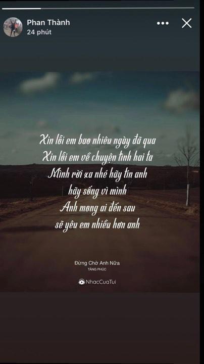 Chia tay 2 người tình vừa đẹp vừa giỏi giang, Phan Thành gây chú ý khi bất ngờ nói lời xin lỗi-3