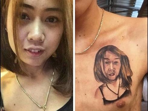 Chàng trai vàng trong làng xăm trổ: Không gây tê, chịu đau 9 tiếng để xăm chân dung vợ kín một bên ngực-3