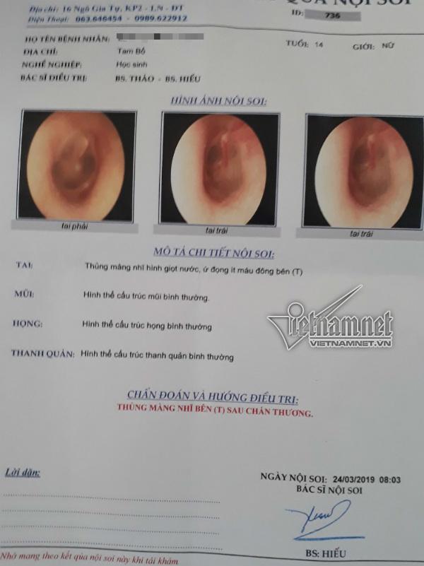 Nữ sinh lớp 8 bị tát hội đồng thủng màng nhĩ-3