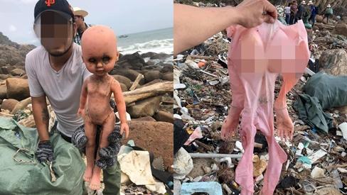 Hết vía với loại rác thải nghi là đồ chơi nhạy cảm nhóm bạn trẻ thu được ở biển Đà Nẵng-5