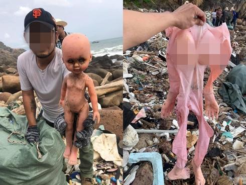 Bãi tắm Hạ Long rác đủ loại lềnh phềnh, trẻ nhỏ hồn nhiên ngụp lặn-7