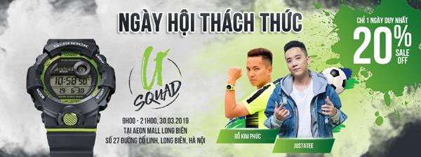 JustaTee trình diễn loạt ‘hit’ trong ngày hội G-Squad-5