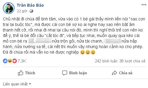 Bất ngờ bị kỳ thị giới tính, BB Trần lên mạng khẩu nghiệp nhưng đọc xong ai cũng cười té ghế-3