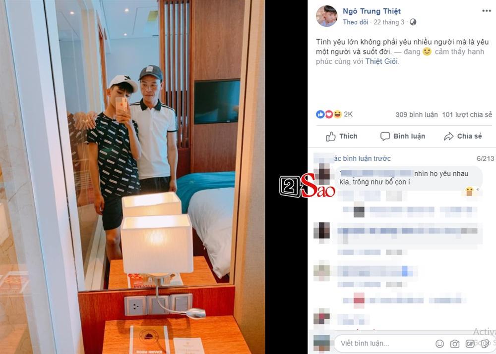 Công khai yêu đương đã là gì, cặp đồng tính chú - cháu khiến nhiều đôi trẻ cũng gato với những status cực tình-2