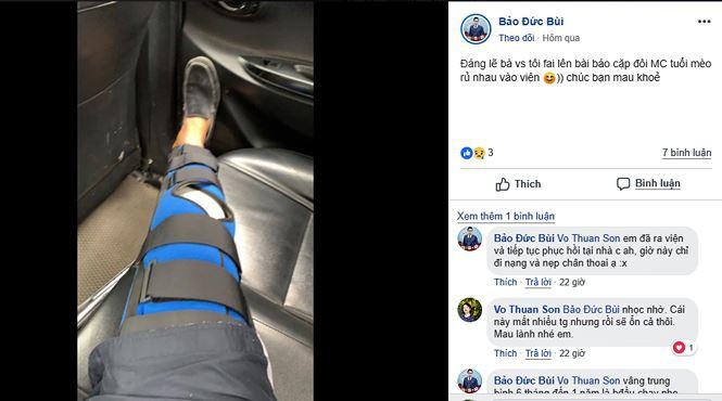 2 MC đình đám của VTV bất ngờ tuyên bố tạm thời nghỉ việc để nhập viện điều trị chấn thương tai nạn-4