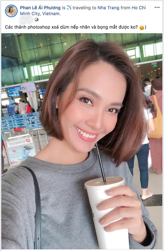 Ái Phương khóc thét khi nhờ các thánh photoshop giúp xoá nếp nhăn và bọng mắt-1