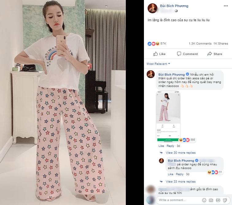 Bích Phương thử nghiệm quần quét mạng nhện mà bị fan photoshop chân ngắn tủn liền giận dỗi: Thứ fan tốt nết, tôi khen-1