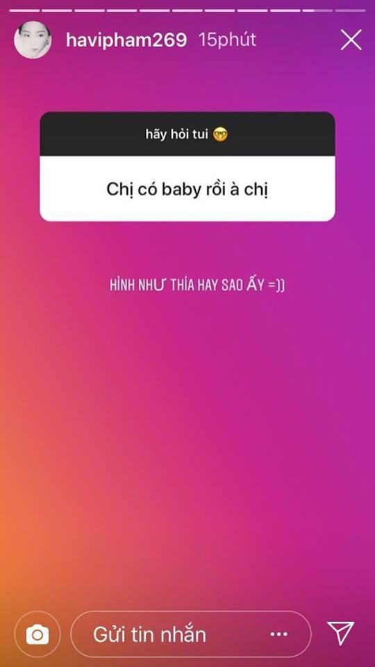 Hạ Vi lên tiếng về tin đồn sinh con, câu trả lời lấp lửng càng khiến dư luận tăng thêm mối ngờ vực-1