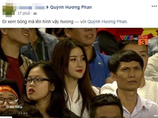 Đã tìm ra info gái xinh gây náo loạn mạng xã hội khi đi cổ vũ U23 Việt Nam tại Mỹ Đình-2