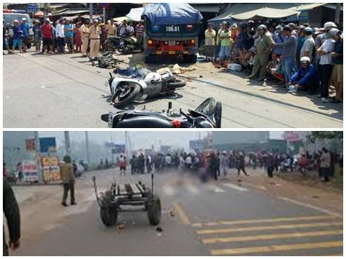 Tài xế thoát chết khó tin khi bị ôtô khách đâm nát xe