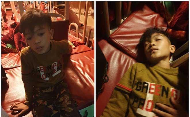 Xúc động chảy nước mắt xem clip phượt thủ nhí đạp xe 100km từ Sơn La về Hà Nội thăm em nằm viện-2