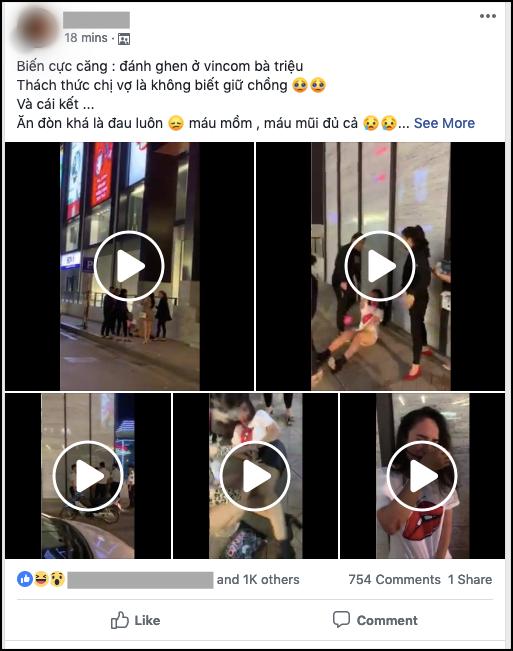 Đánh ghen kinh hoàng tại Hà Nội: Cô gái trẻ bị đám đông lột váy, vừa tát vừa chửi mày dám bảo chị tao không biết giữ chồng à?-1