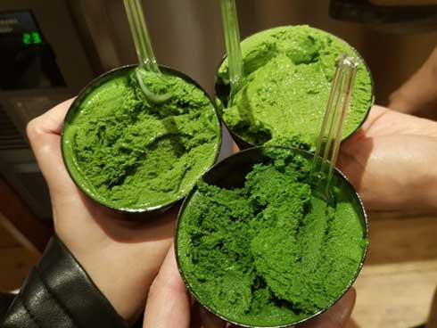 Ghé Nhật Bản, thử thách vị giác với món kem matcha 7 cấp độ