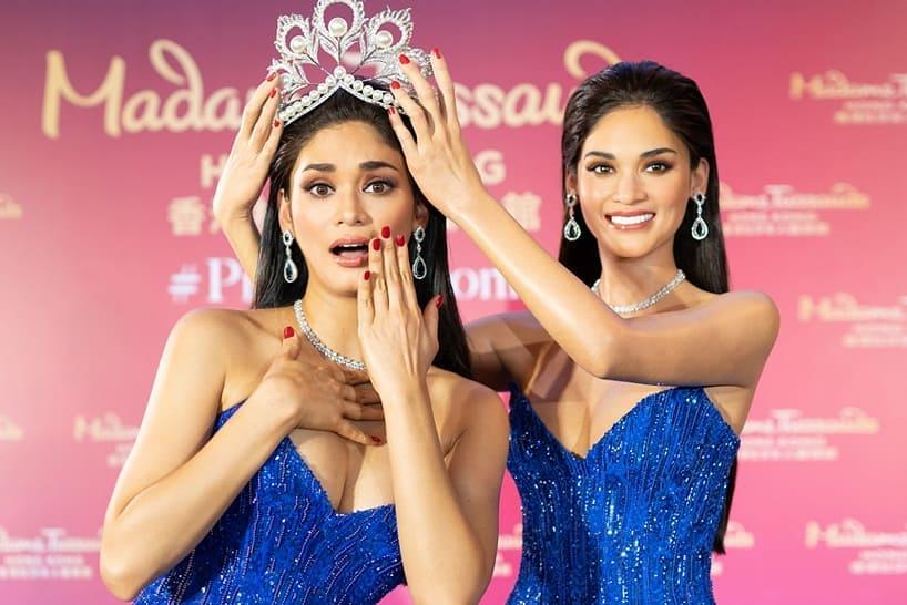 Người thật và tượng sáp giống đến kinh ngạc, đố bạn chỉ chính xác ai là Hoa hậu Hoàn vũ Pia-6