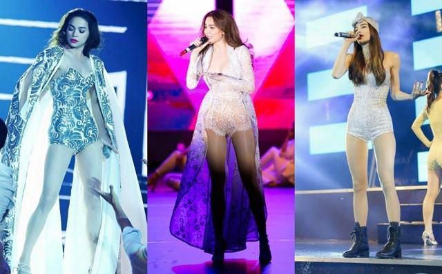 Vì đâu bộ đồ chẳng khác áo bơi được Hà Hồ, Hương Tràm.. thích mê khi diễn trên sân khấu-2