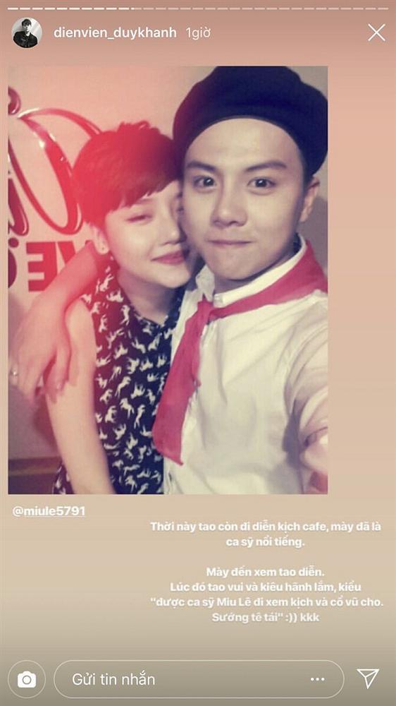 Đúng ngày kỷ niệm tình bạn 6 năm, Duy Khánh chơi lạ khi tố cáo Miu Lê nợ cát-xê nhiều năm chưa trả-2