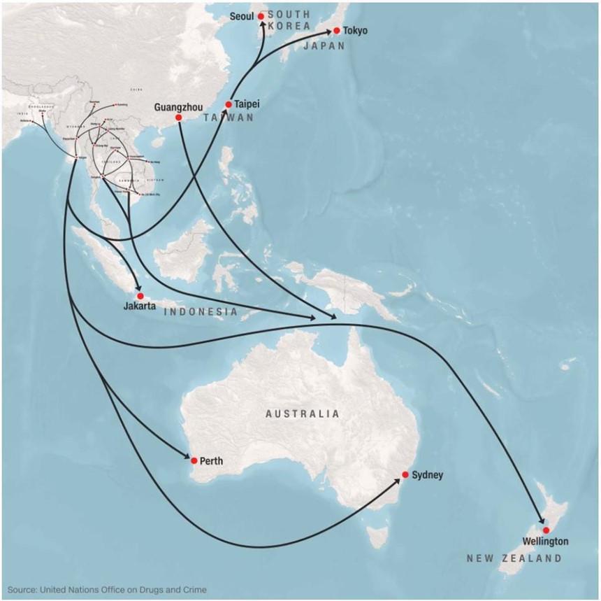 Chuyên gia Liên Hợp Quốc: Ma túy từ Tam giác Vàng đi qua Việt Nam sẽ lên mức kỷ lục-3